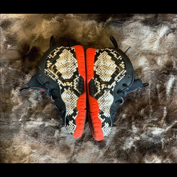 Nike Little Foam Posite One Albino Snake Skin 9C - Picture 3 of 4